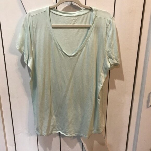 torrid Tops - Torrid V neck mint short sleeve tee size cotton modal classic fit 2x